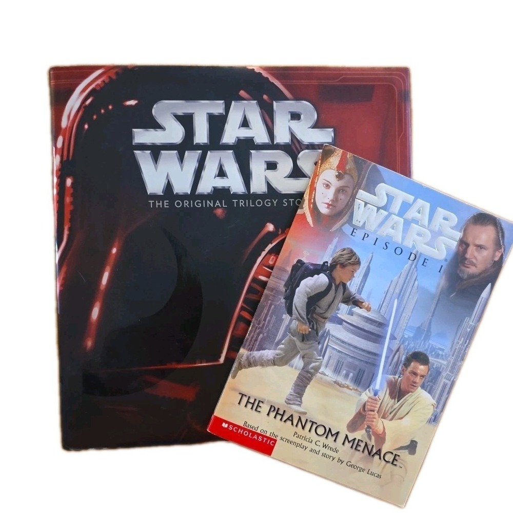Set Of 2 Star Wars Episode 1 The Phantom Menace & The Original Trilogy‎ Stories